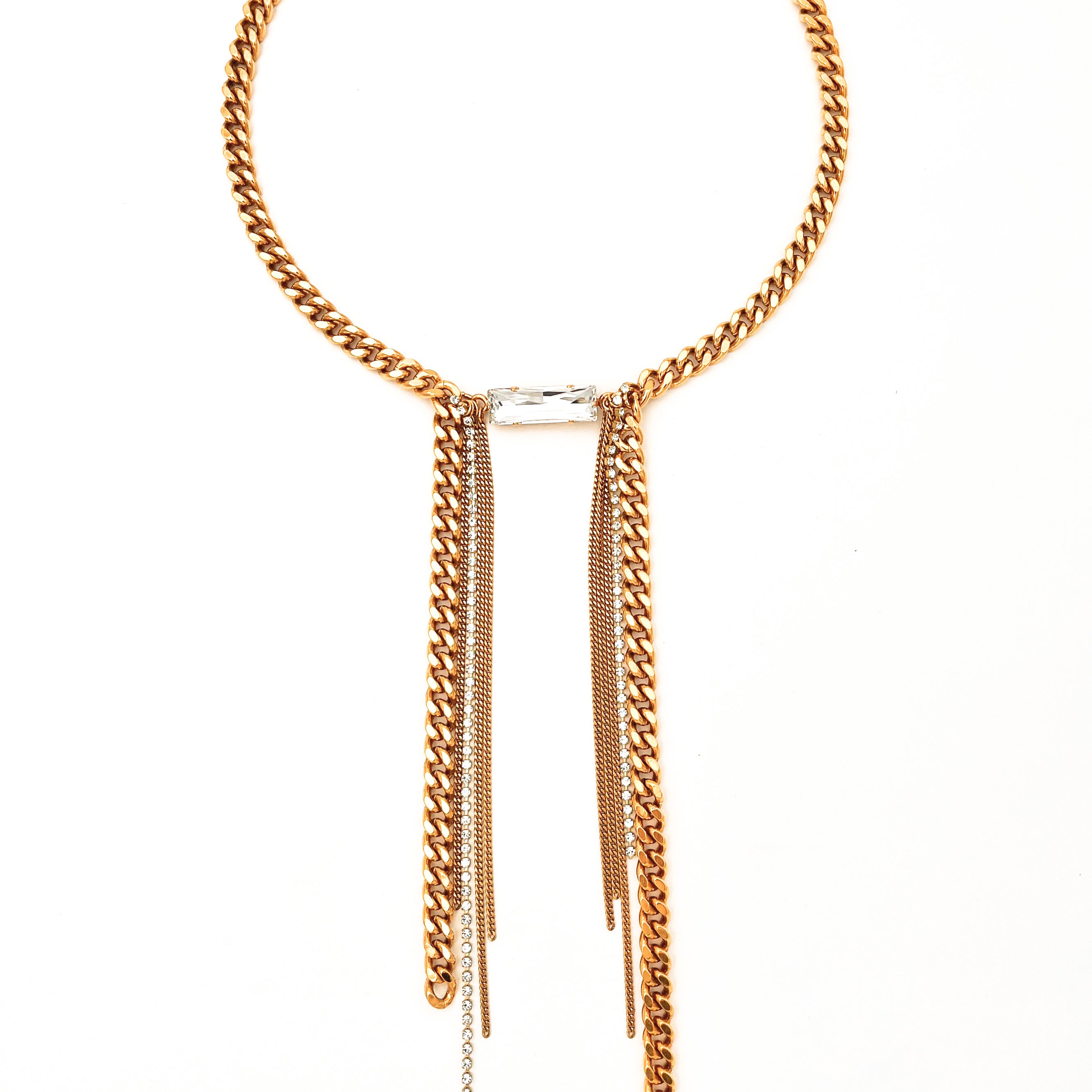 COLLIER BABYLONE - Cristal